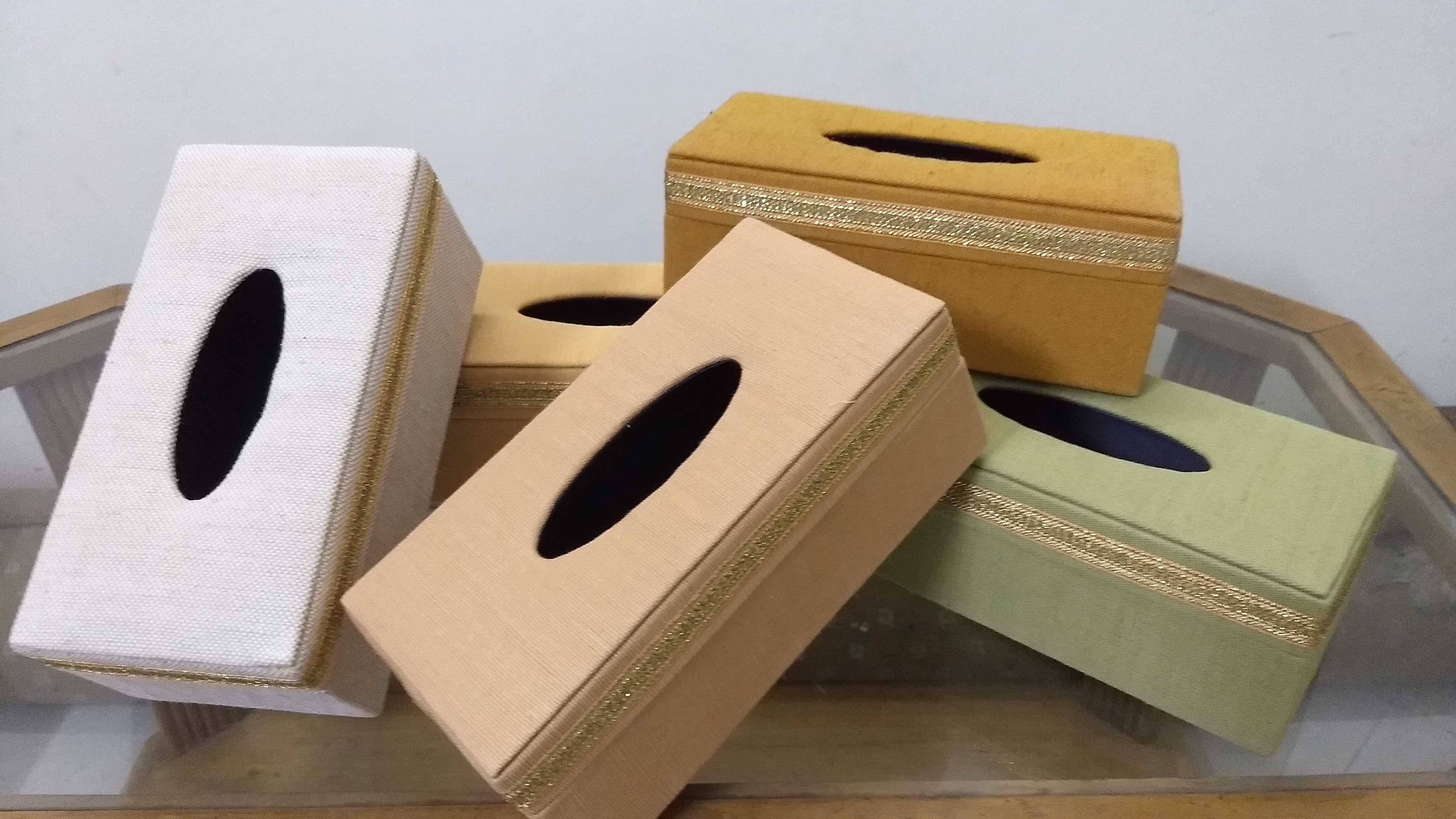 Jute Tissue Box