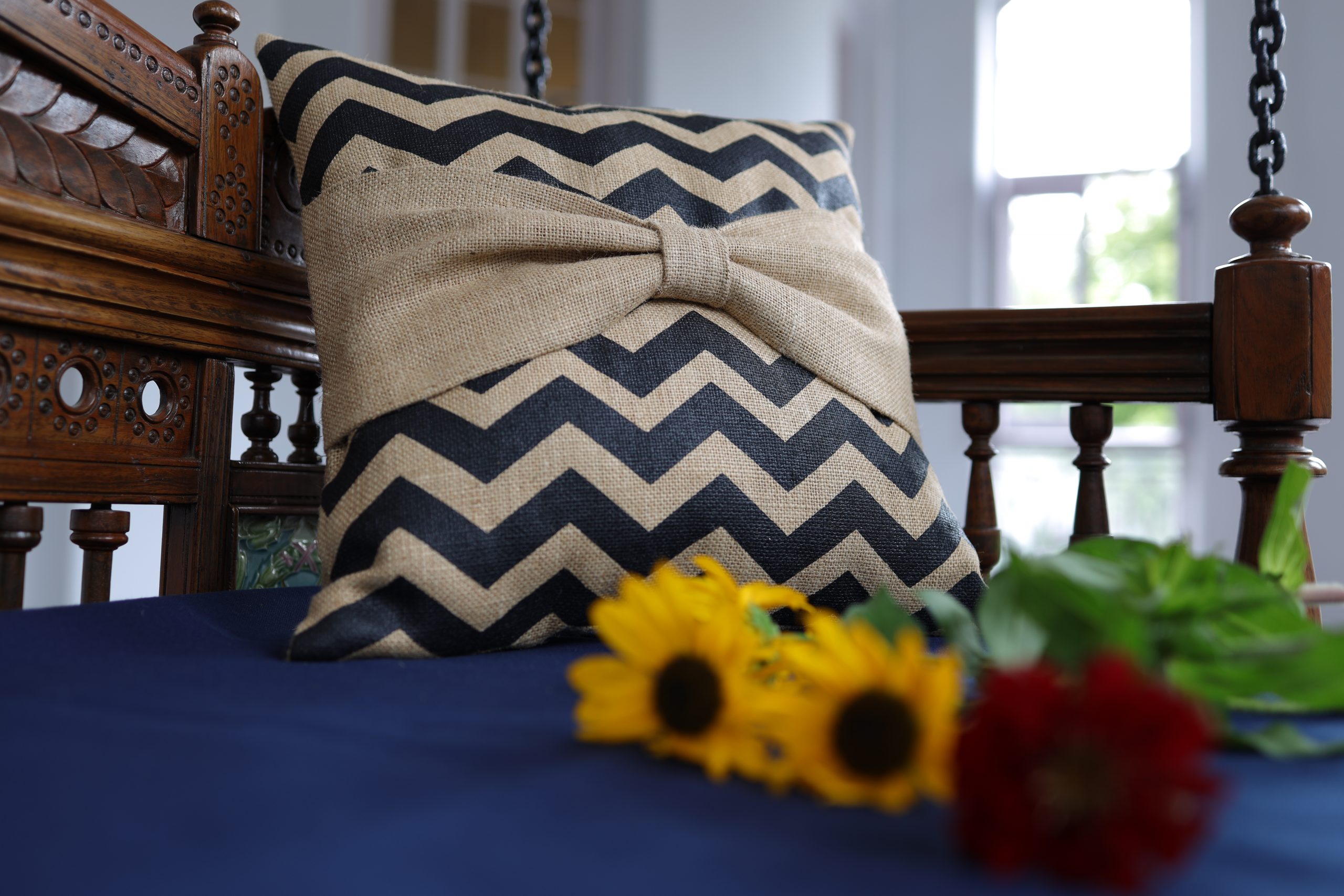 Jute Cushion Cover