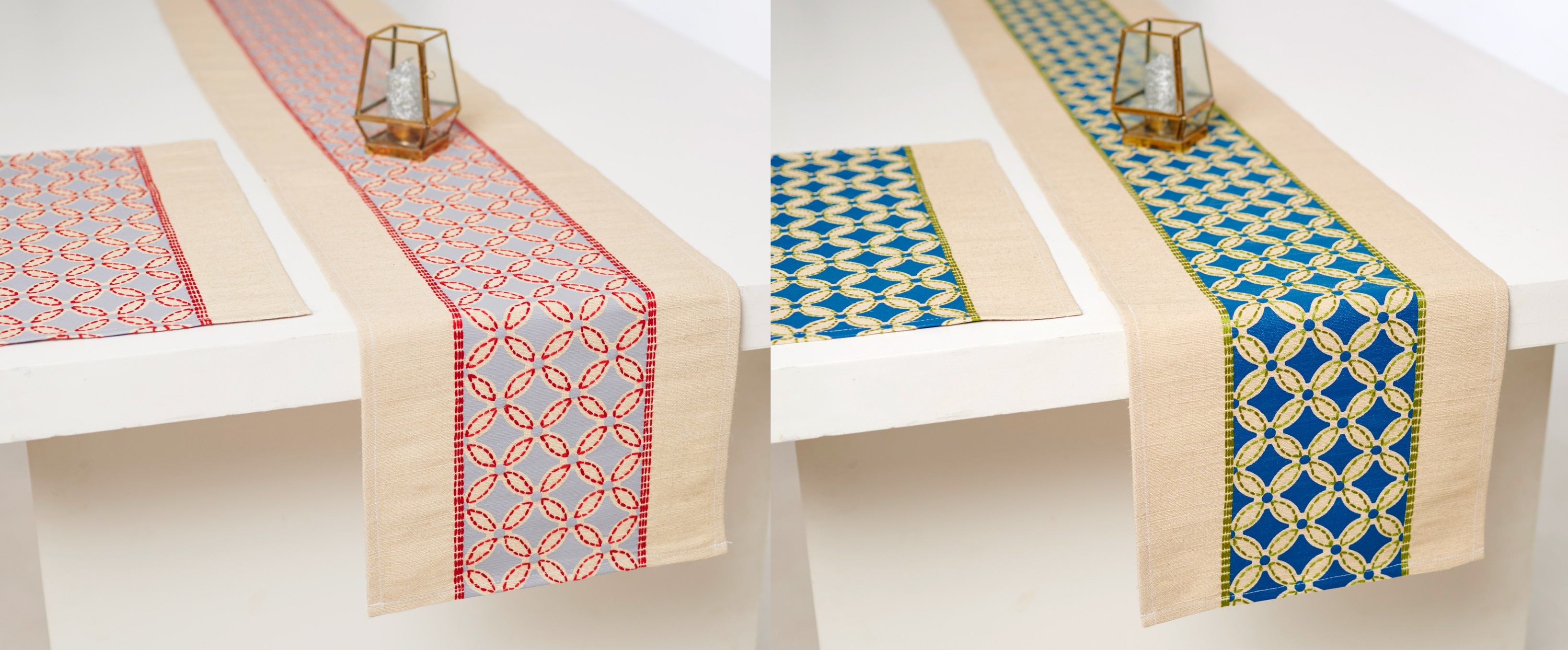 Jute Table Runner With Placemat