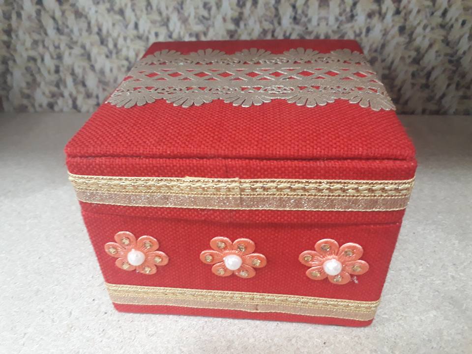 Jute Jewellery Box