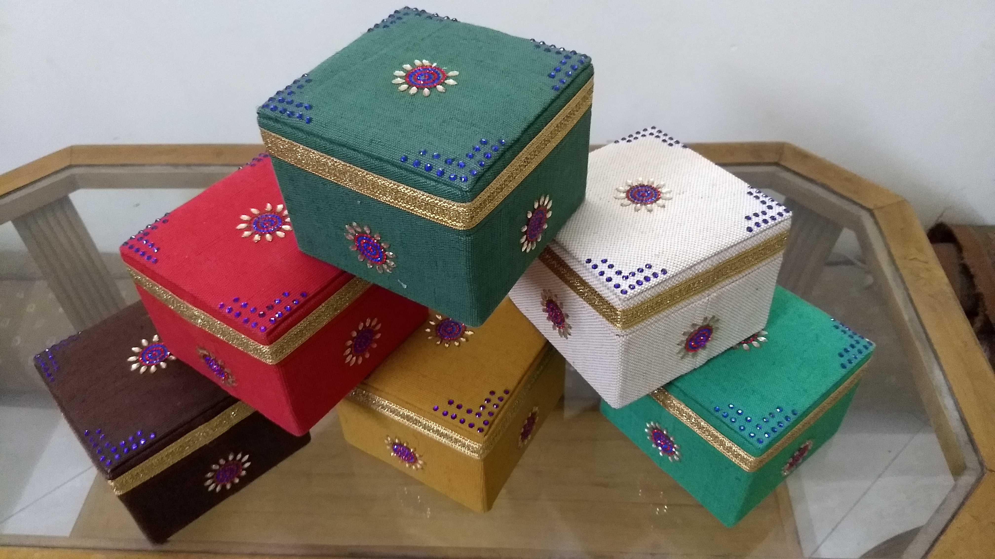Jute Jewellery Box