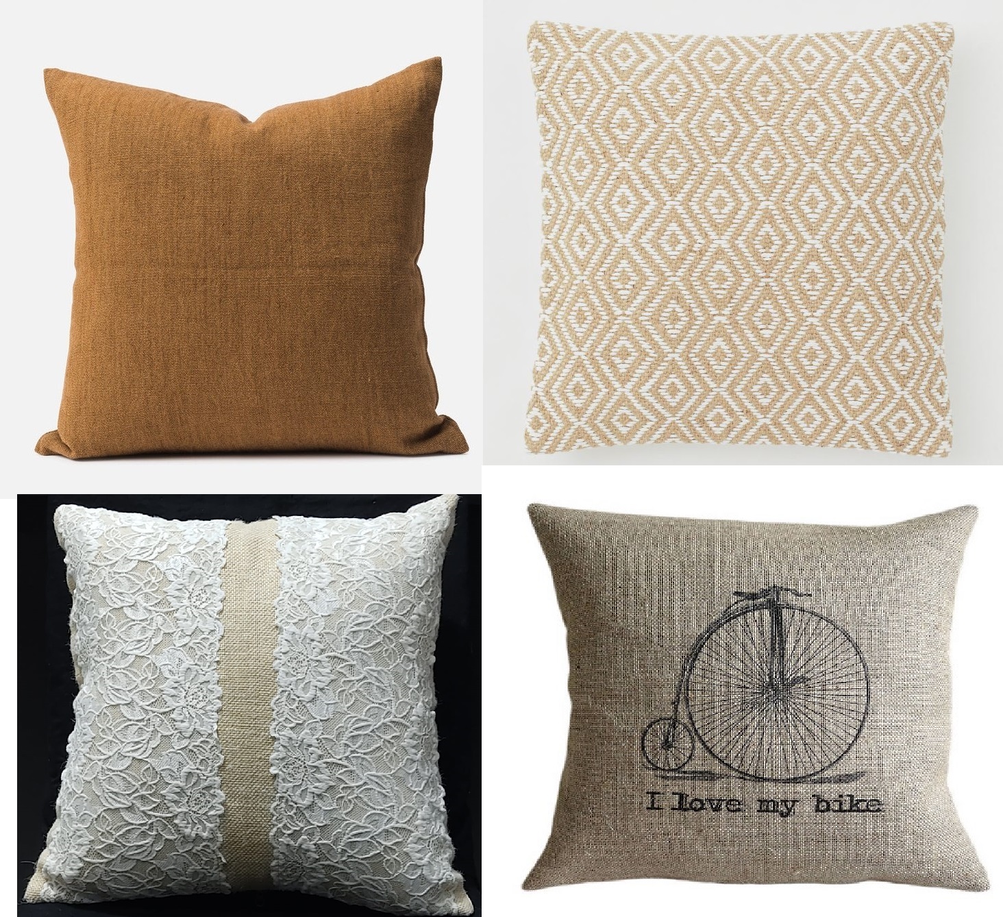 Jute Cushion Cover