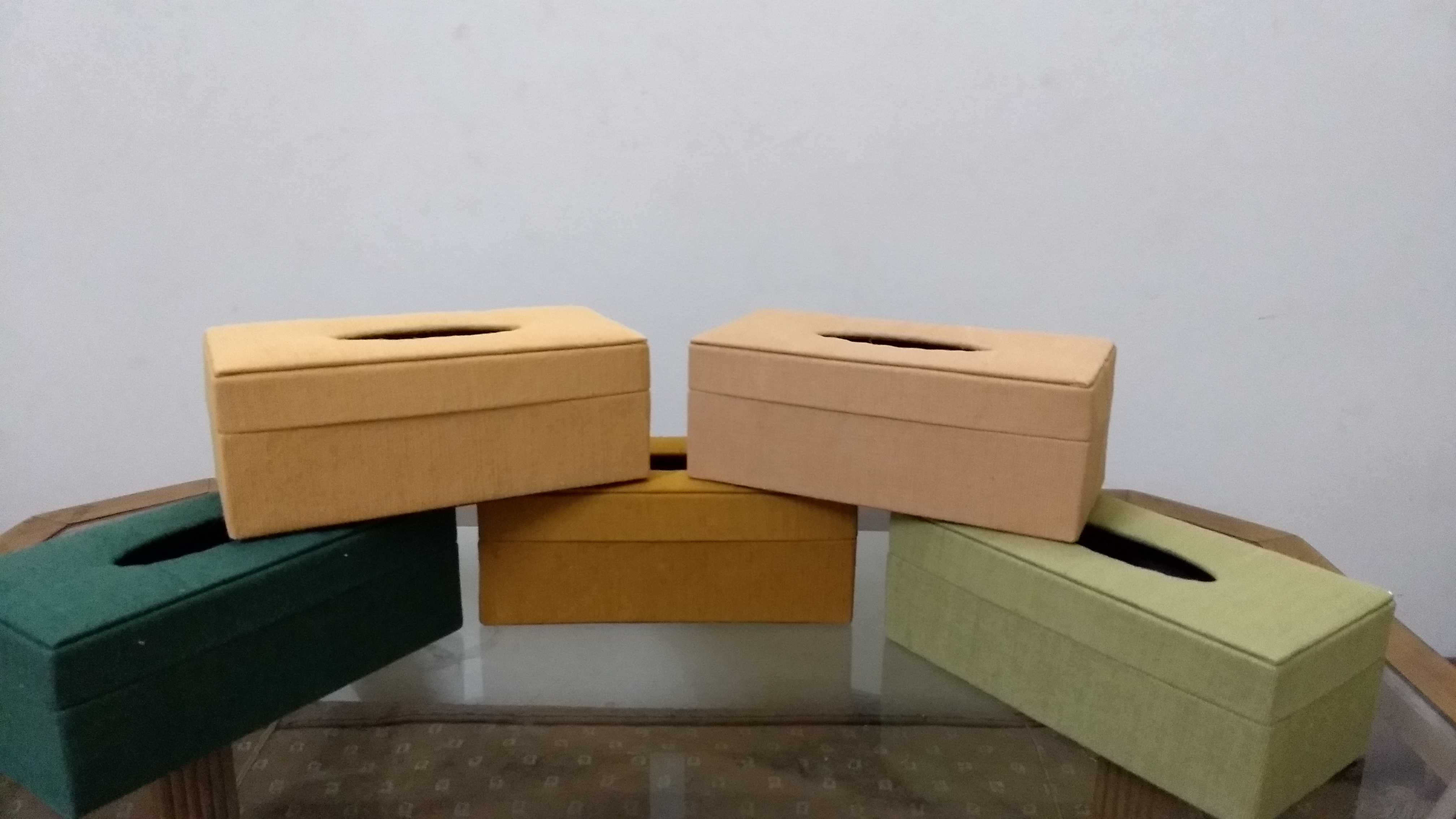 Jute Tissue Box