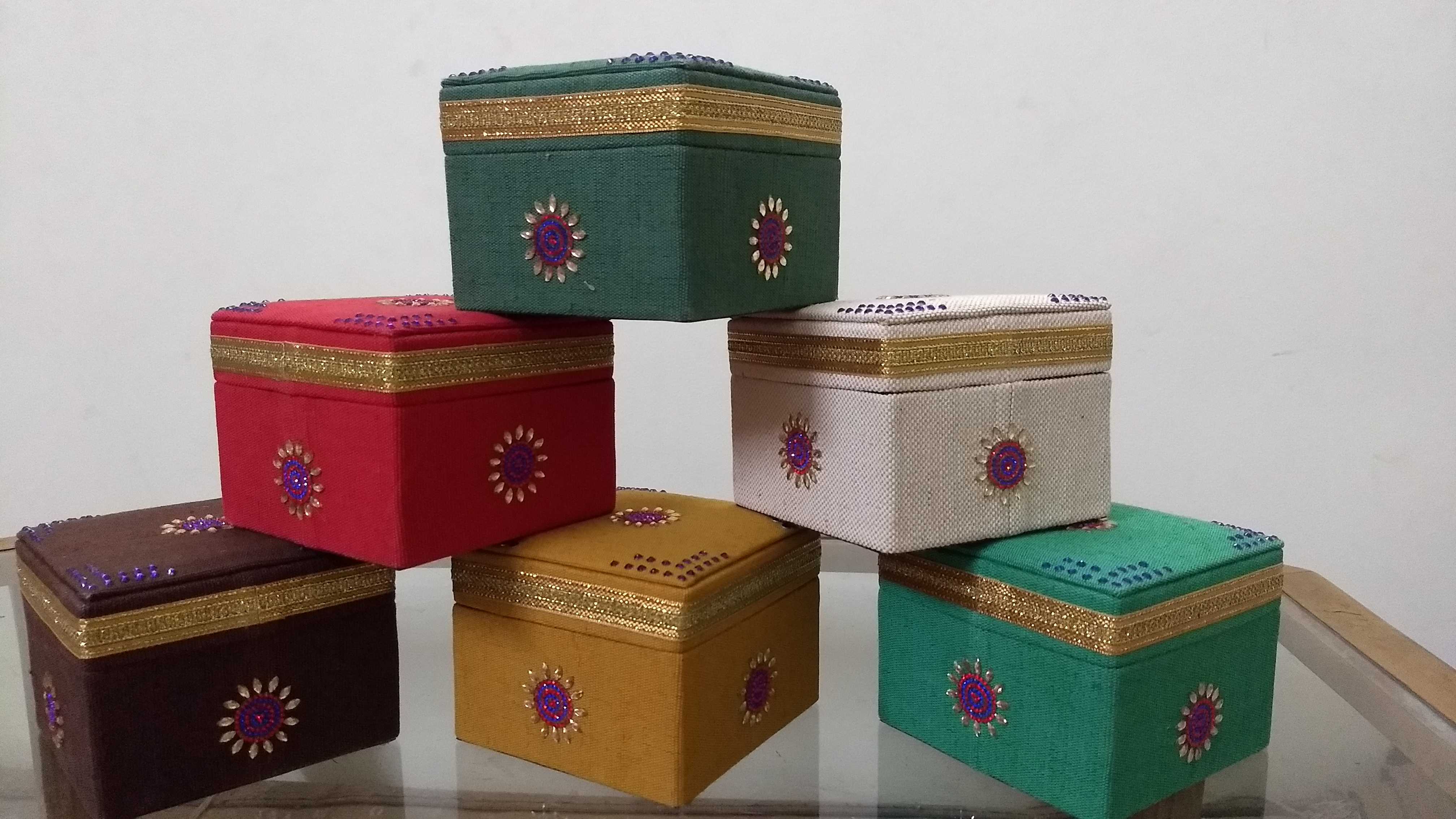 Jute Jewellery Box