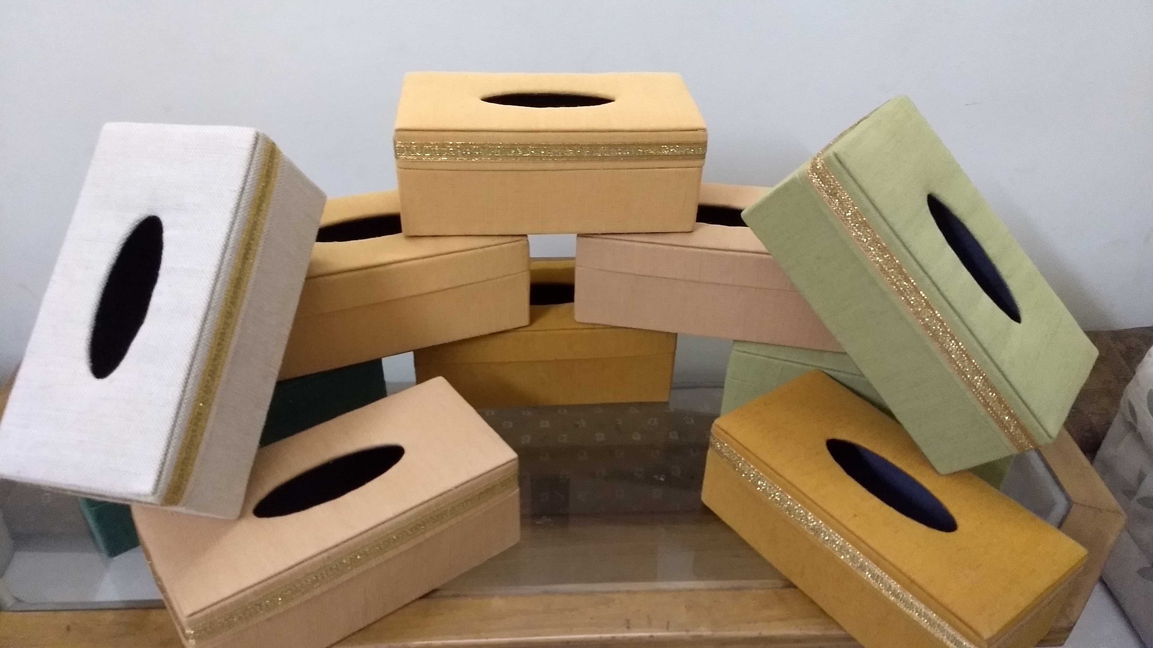 Jute Tissue Box