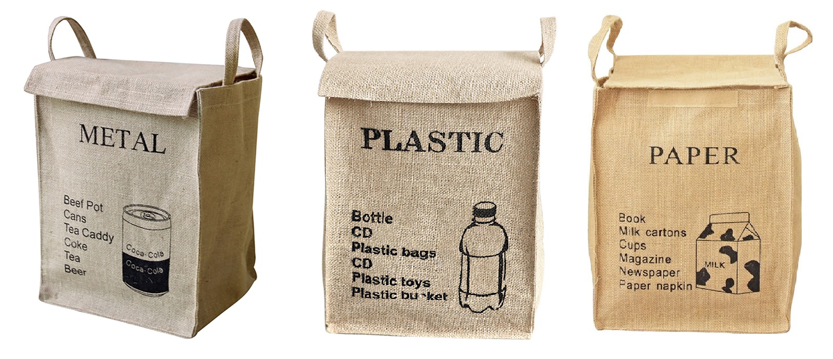 Jute Laundry Basket
